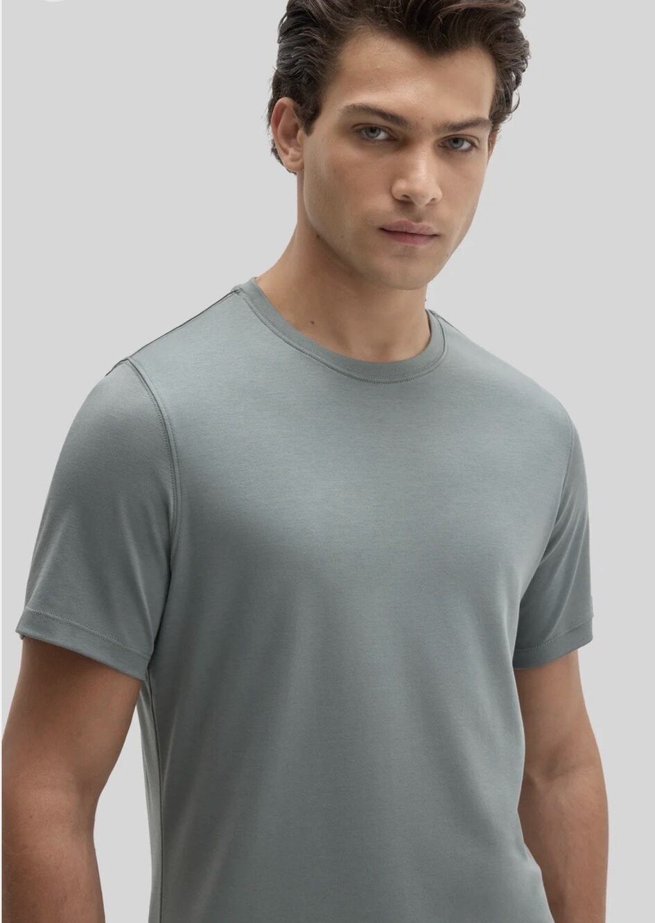 ROBERT BARAKETT Georgia S/S Tee T-Shirt Balsam Green Men Large Pima Cotton